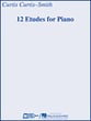 Twelve Etudes for Piano piano sheet music cover